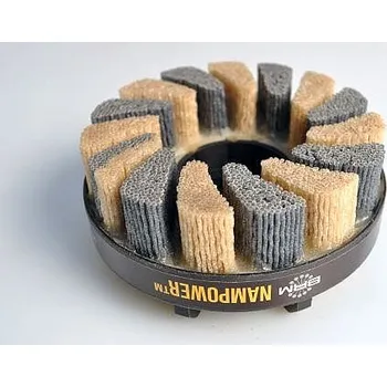 Brusný kartáč BRM Kartáč NAMPOWER 125x18 turbínový, nylon SiC 80