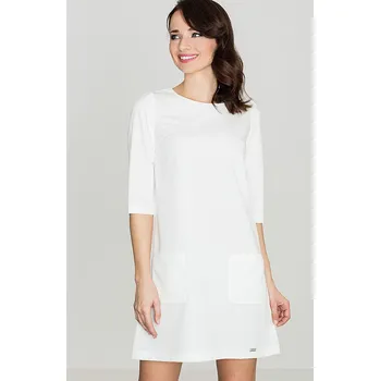 Dámské šaty Dámské šaty ve smetanové barvě K316 Velikost: XL