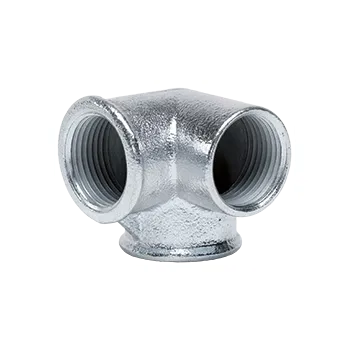 Fitinka GEBO Litinové koleno trojcestné (3D) pozink Velikost: 1/2”