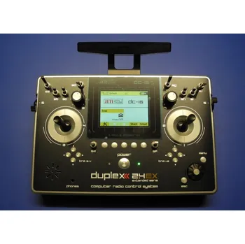 RC vybavení DC-16 II. Silver lakovaný vysílač JETI DUPLEX