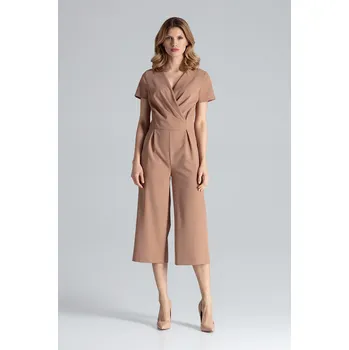 Dámský overall Hnědý dámský overal M664 Brown Velikost: XL