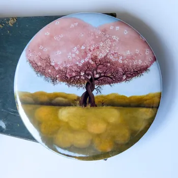 Dekorativní magnet Zamilovaný strom - velký magnet 75 mm