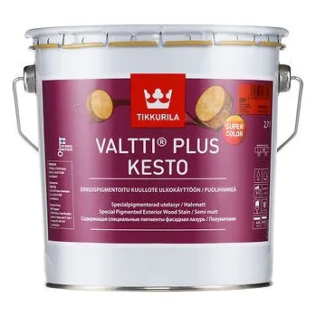 Lak na dřevo Tikkurila Valtti Plus Kesto EPP tenkovrstvá lazura 2,7L Kesto EPP: bezbarvá báze + dárek k objednávce nad 1000Kč