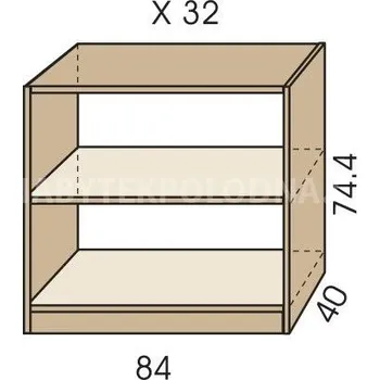Komoda Komoda otevřená JIM 5 X 32