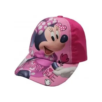 Kšiltovka Setino - Dívčí čepice kšiltovka Minnie Mouse - Disney - tm. růžová 52
