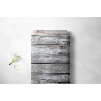 Orbytex Kočárkovina metráž šíře 160 cm, nepromokavá látka, vzor prkna