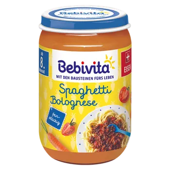BEBIVITA MASOZELENINOVÝ PŘÍKRM ŠPAGETY BOLOGNESE NĚMECKO!