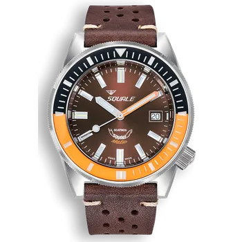 Hodinky Squale Matic Chocolate Milanaise náramek