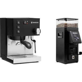 Kávovar Rancilio Silvia BC, black + Rancilio STILE, black