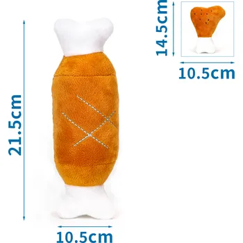 Hračka pro psa Plyšová hračka pro psy stehýnko / kost