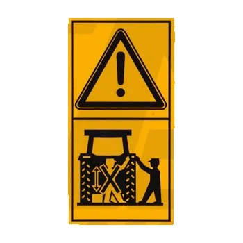 Oprava karosérie Štítek ovládání hydrauliky u kol