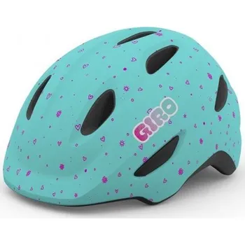 Cyklistická přilba dětská helma Giro Scamp, matte screaming teal, 2023 - vel. 45-49 303275