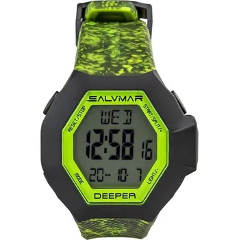 Potápěčský počítač Hodinky Salvimar Deeper freediving watch, Salvimar green camu