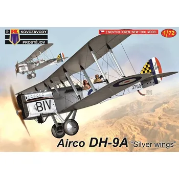 Plastikový model 1/72 Airco DH-9A 'Silver Wings' (3x camo)