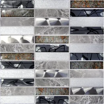 Obklad SKP Italian Style GmbH + Co. KG Concept Vario SKY 348 grigio 29,8x29,8x0,8 mozaika