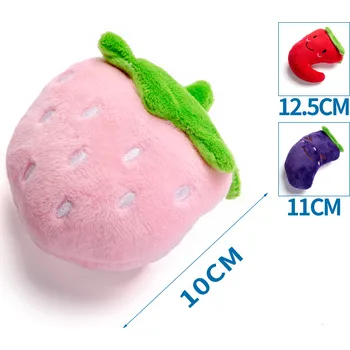 Hračka pro psa Plyšová hračka chilli/jahoda/lilek