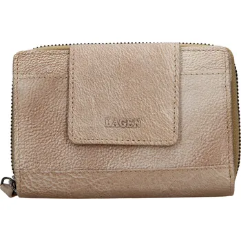 Peněženka Dámská kožená peněženka Lagen Agáta - béžová