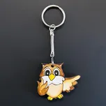 AMADEA Klíčenka sova 4 cm