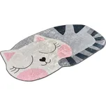 Dětský koberec Big Cat 100x160 cm šedý