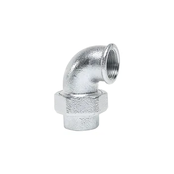 Fitinka GEBO Litinové šroubení FF rohové 90° pozink, kónické těsnění Velikost: 3/8”