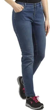 Dámské kalhoty DIADORA Athena modré dámské slim-fit rifle Stretch Výprodej 46
