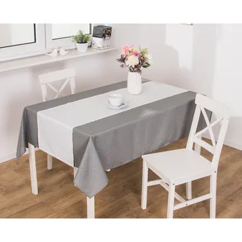 ubrus Ubrus - běhoun na stůl MIGOT krémová/stříbrná 40x140 cm Mybesthome