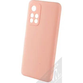 Pouzdro na mobilní telefon 1Mcz Silicone ochranný kryt pro Xiaomi Redmi Note 11 5G (China version), Redmi Note 11S 5G, Redmi Note 11T 5G, Poco M4 Pro 5G lososově růžová (salmon pink)