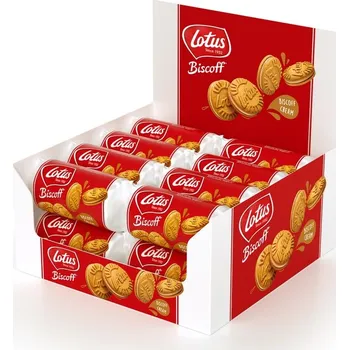 LOTUS belgická originální karamelizovaná sušenka s krémovou náplní 50 g - balení 16 ks (Biscoff cream / LOTUS sušenky s krémem)