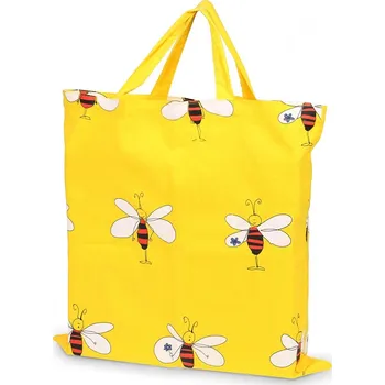 Žlutá bavlněná taška se včelkami