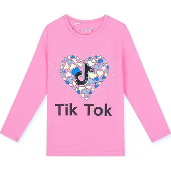 Dívčí triko - KUGO JC0701, světle růžová Barva: Růžová, Velikost: 122