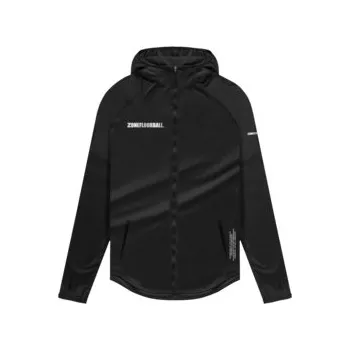 Pánská mikina Zone floorball ZIP MODERN black Mikina s kapucí 120 cm, černá