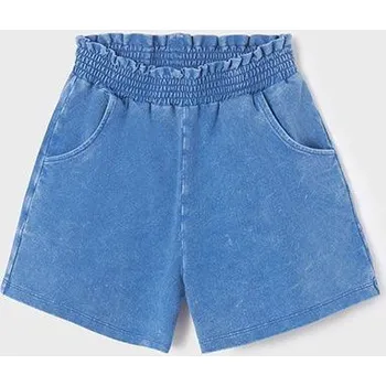 dívčí kraťasy v sepraném designu Mayoral 6224-10 modré velikost 164