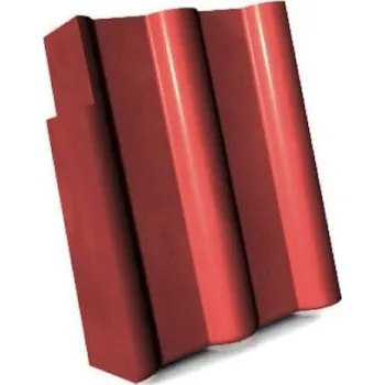 Střešní krytina KMB Beta briliant višňová taška okrajová levá