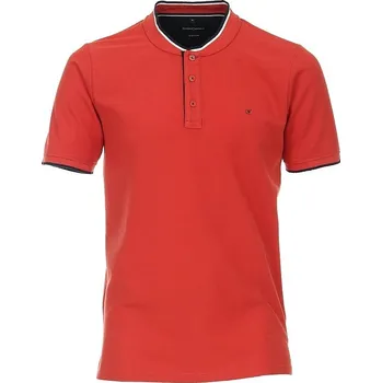 Pánské tričko Pánské tričko cihlové na knoflíčky Casa Moda 4XL - 6XL krátký rukáv Casa Moda - 6XL