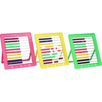 Dětské počítadlo Wiky Plastové školní počítadlo Barvy: růžová