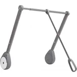 VIBO Závěsný regál ELEGANCE / šedý 750-1250 mm