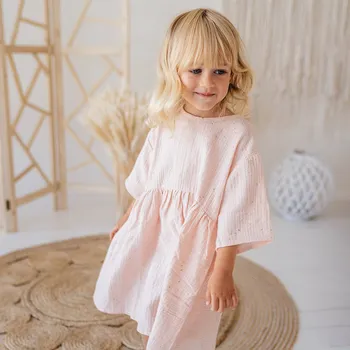 Dětská móda Lily is sailing Šatičky Meda - mušelín Barva: Zelená, Velikost: 3 - 6 m