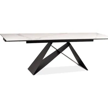 Jídelní stůl Stůl jídelní rozkládací bílý mramor WESTIN III