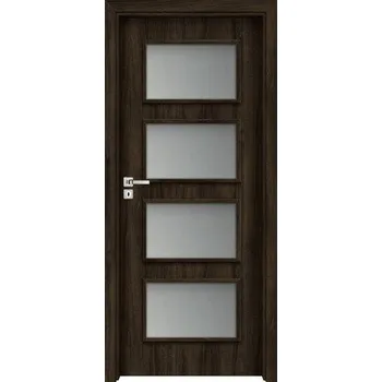 Interiérové dveře Interiérové dveře Colorado 5 prosklené 80 L ořech evropský (VÝROBA NA OBJEDNÁVKU)
