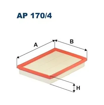 Filtr do auta Vzduchový filtr FILTRON AP 170/4