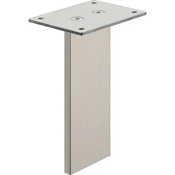 Nábytkové kování Häfele Rovná barová konzola / Nerezová ocel