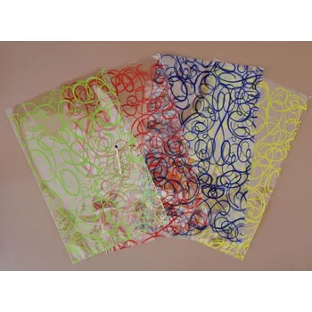 Dárková taška Celofánové sáčky s potiskem 15 x 25 cm, Barva červená