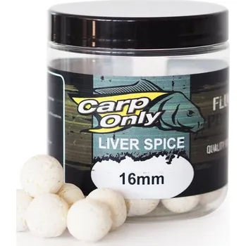 Nástraha CARP-ONLY Plovoucí boilies Carp Only Liver Spice 80g Varianta: Liver Spice Pop Up 12mm 80g