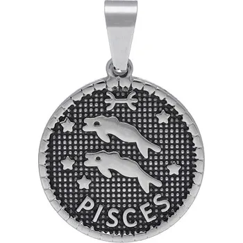 Přívěsek Doria Přívěsek RYBY medailon stříbrný z oceli