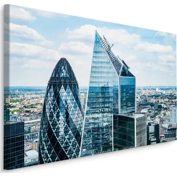 Obraz MyBestHome BOX Plátno Panorama Londýna Varianta: 90x60