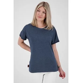 Tričko Alife and Kickin MALAIKAAK A Marine Melange velikost XS