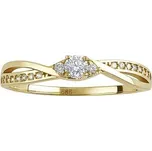 Zlatý prsten Ellen s Brilliance Zirconia - Y velikost obvod 50 mm QR1100GY-obvod 50 mm