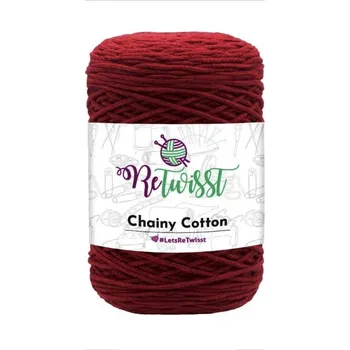 Příze Příze ReTwisst Chainy Cotton, červená, 30