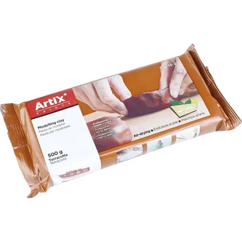 Modelovací hmota Artix Paints Samotvrdnoucí hlína Artix 500g terakota