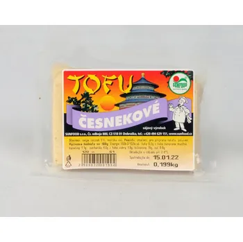 Čokoláda Tofu česenek-folie cca 0,190kg váha